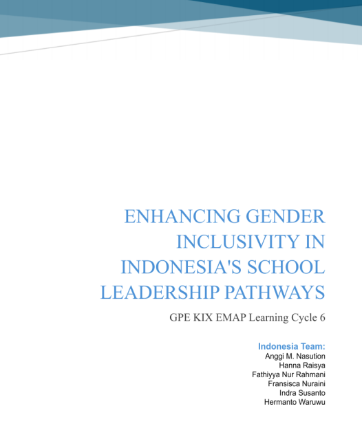 Enhancing Gender Inclusivity in Indonesia’s School Leadership Pathways
